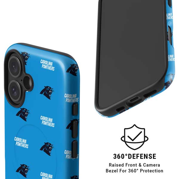 NFL Carolina Panthers Blitz Series iPhone 16 Magsafe Impact Case