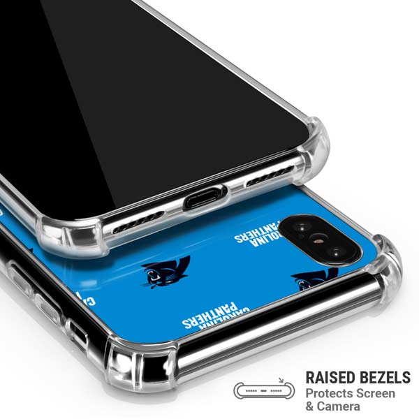 NFL Carolina Panthers Blitz Series iPhone X/XS Clear Case