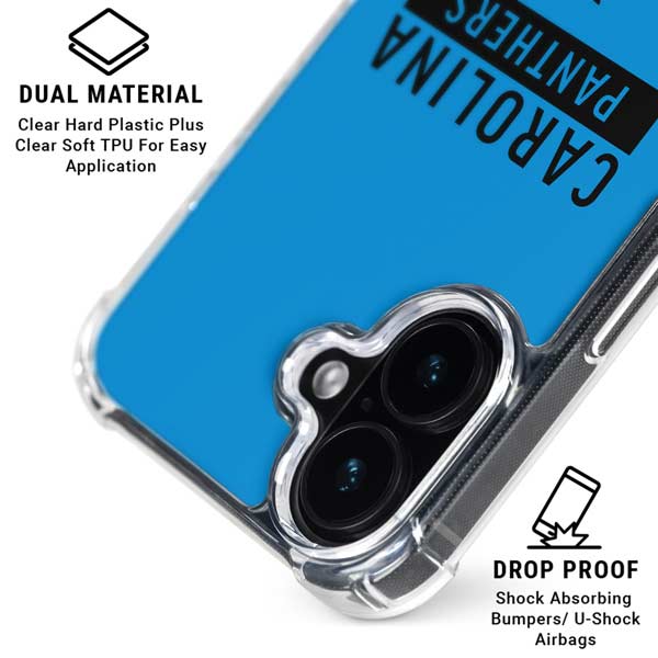 NFL Carolina Panthers Blue Performance Series iPhone 17 MagSafe Case