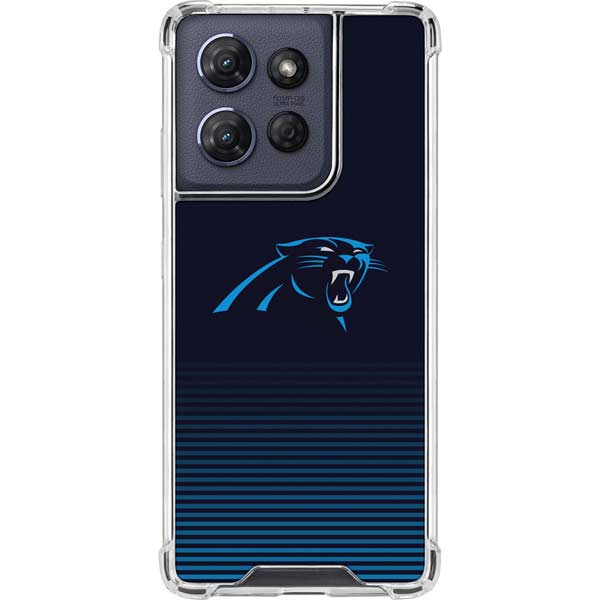 NFL Carolina Panthers Breakaway Moto G 5G (2025) Clear Case