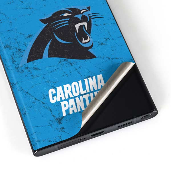 NFL Carolina Panthers Distressed Alternate Galaxy Skins