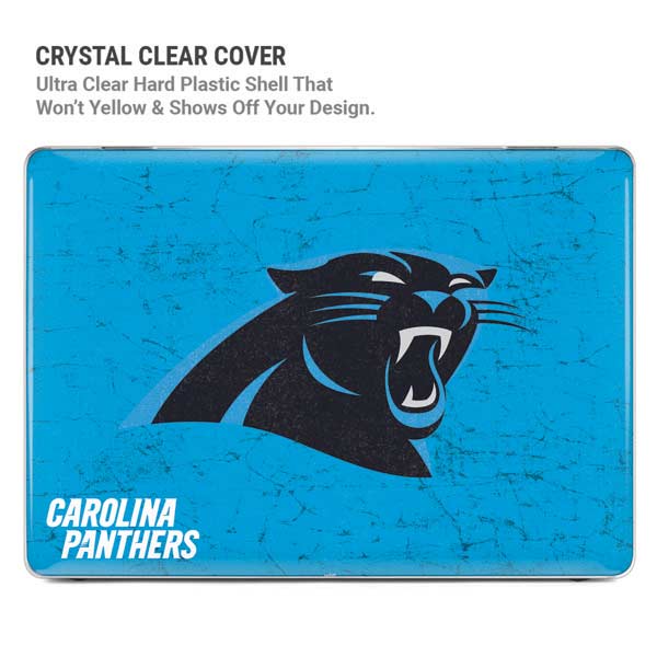 NFL Carolina Panthers Distressed Alternate MacBook Pro 14in (2021-24) Case plus Skin