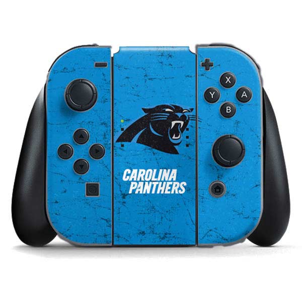 NFL Carolina Panthers Distressed Alternate Nintendo Skins