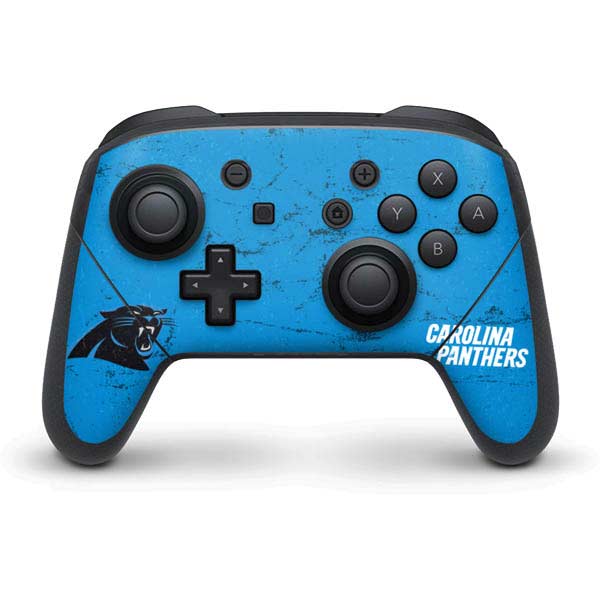 NFL Carolina Panthers Distressed Alternate Nintendo Skins