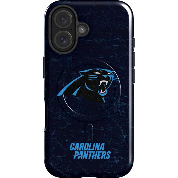 NFL Carolina Panthers Distressed iPhone 16 Plus Magsafe Impact Case