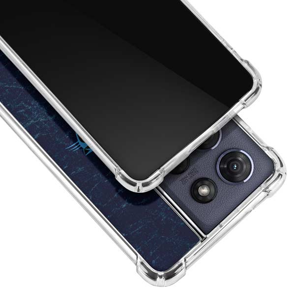NFL Carolina Panthers Distressed Moto G Power 5G (2025) Clear Case