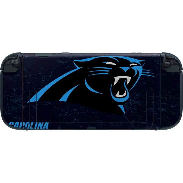 NFL Carolina Panthers Distressed Nintendo Switch 2 (2025) with Joy-Con Skin