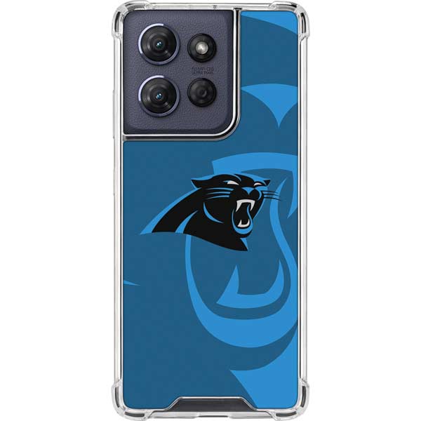 NFL Carolina Panthers Double Vision Moto G Stylus 5G (2025) Clear Case