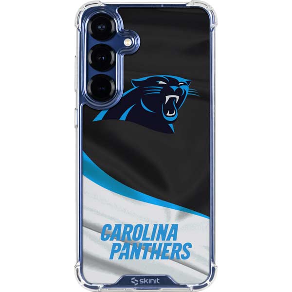 NFL Carolina Panthers Galaxy S25 FE Clear Case
