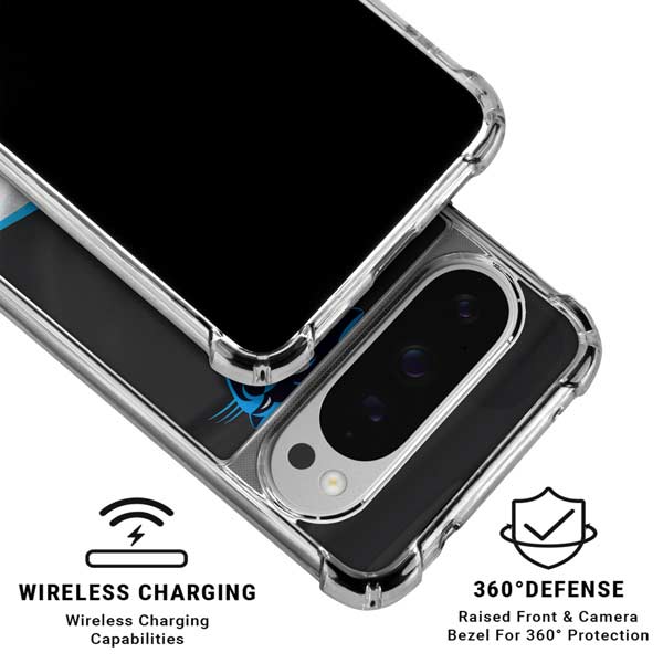 NFL Carolina Panthers Google Pixel 10 Pro Clear Case