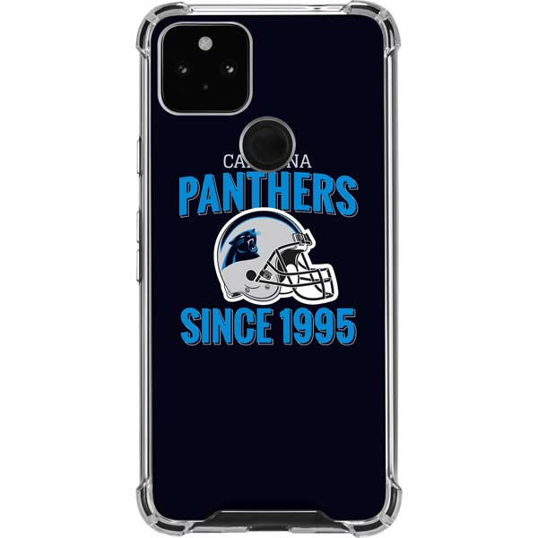 NFL Carolina Panthers Helmet Pixel Cases