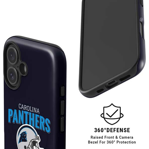 NFL Carolina Panthers Helmet iPhone 16 Magsafe Impact Case