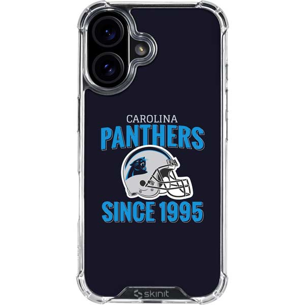 NFL Carolina Panthers Helmet iPhone 17 Clear Case
