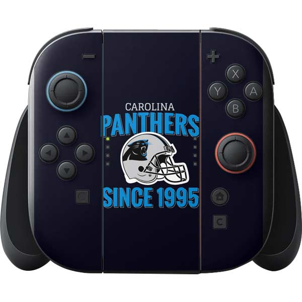 NFL Carolina Panthers Helmet Nintendo Switch 2 (2025) with Joy-Con Skin
