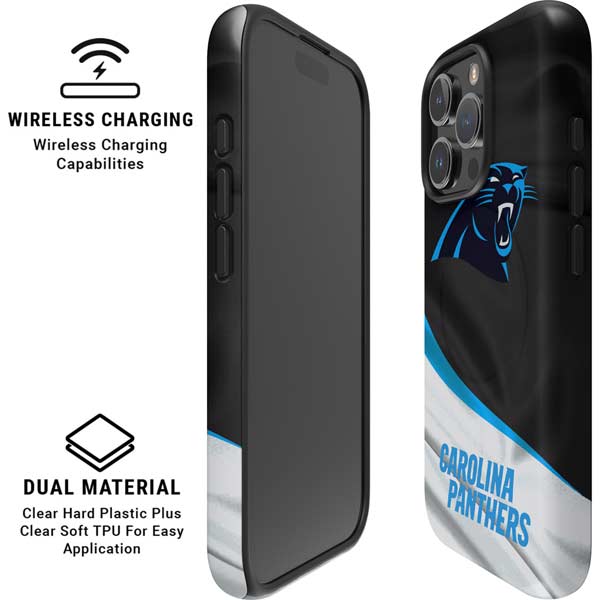 NFL Carolina Panthers iPhone 16 Pro Max Magsafe Impact Case