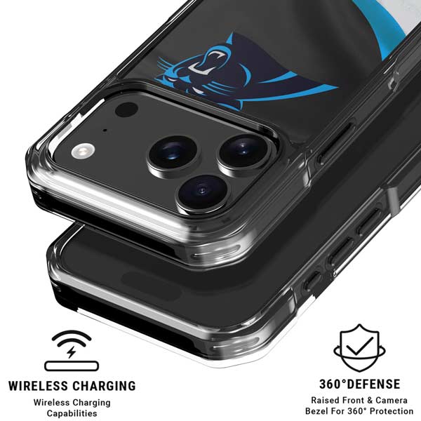 NFL Carolina Panthers iPhone 17 Pro Clear Case