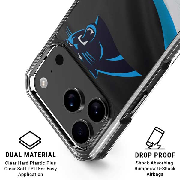 NFL Carolina Panthers iPhone 17 Pro Clear Case