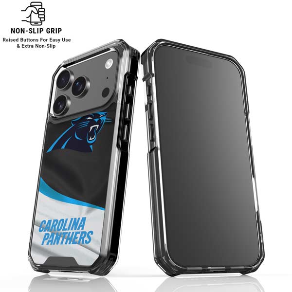 NFL Carolina Panthers iPhone 17 Pro Clear Case