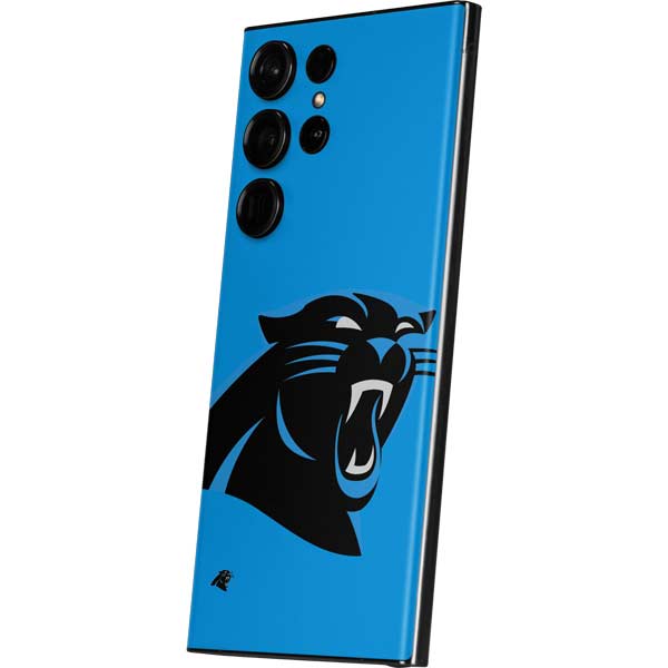 NFL Carolina Panthers Large Logo Galaxy Skins