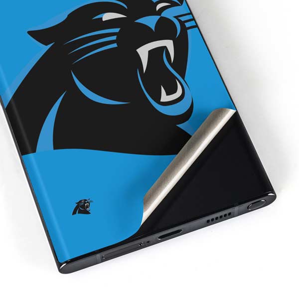 NFL Carolina Panthers Large Logo Galaxy Skins