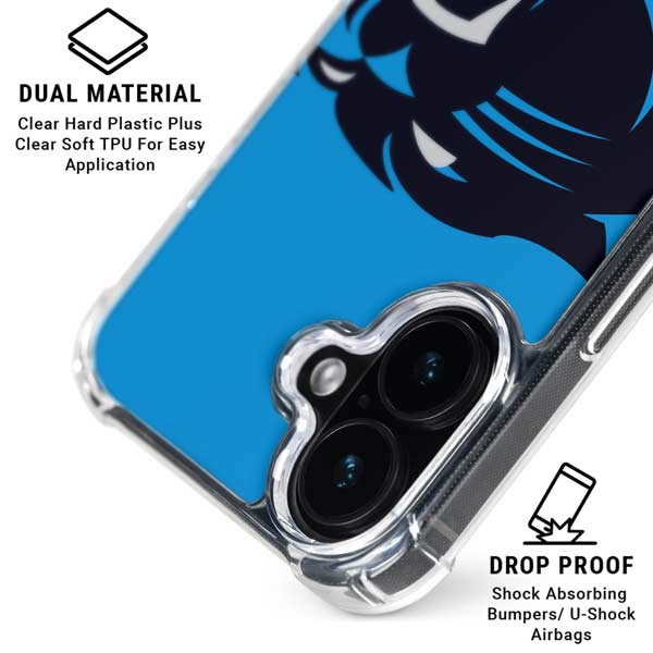 NFL Carolina Panthers Large Logo iPhone 17 MagSafe Case