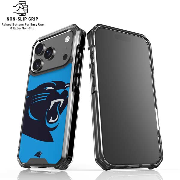 NFL Carolina Panthers Large Logo iPhone 17 Pro Clear Case