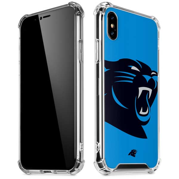 NFL Carolina Panthers Large Logo iPhone X/XS Clear Case