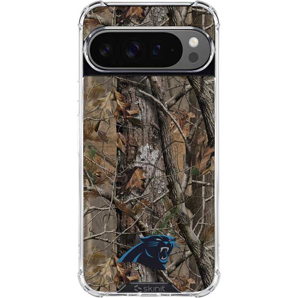 NFL Carolina Panthers Realtree AP Camo Google Pixel 10 Pro Clear Case