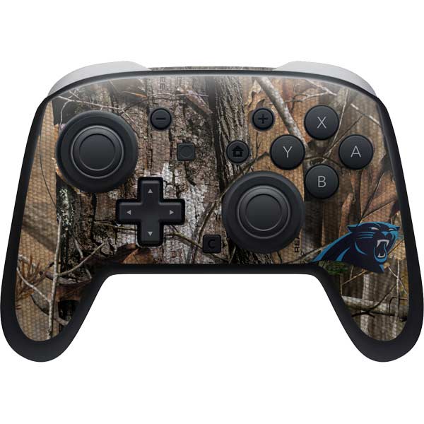 NFL Carolina Panthers Realtree AP Camo Nintendo Switch 2 (2025) Pro Controller Skin