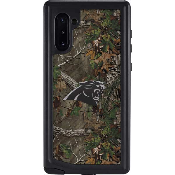 NFL Carolina Panthers Realtree Xtra Green Camo Galaxy Cases