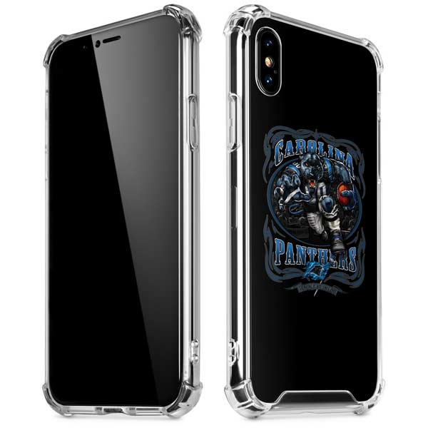 Liquid Blue NFL Carolina Panthers Running Back iPhone X/XS Clear Case