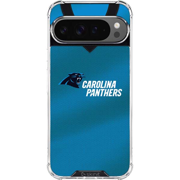 NFL Carolina Panthers Team Jersey Google Pixel 10 Pro XL Clear Case
