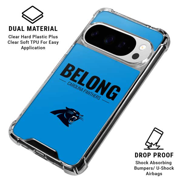 NFL Carolina Panthers Team Motto Google Pixel 10 Pro Clear Case