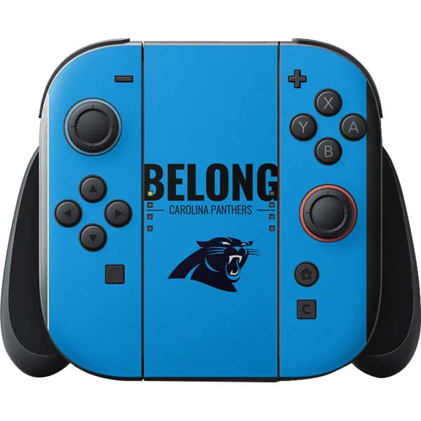 NFL Carolina Panthers Team Motto Nintendo Switch 2 (2025) with Joy-Con Skin