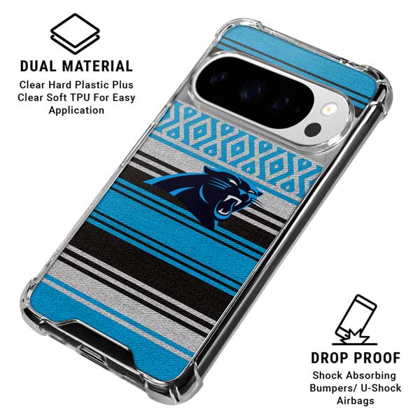NFL Carolina Panthers Trailblazer Google Pixel 10 Pro XL Clear Case