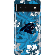 NFL Carolina Panthers Tropical Print Pixel Cases