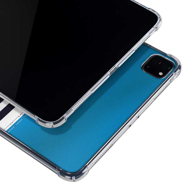 NFL Carolina Panthers White Striped iPad Cases