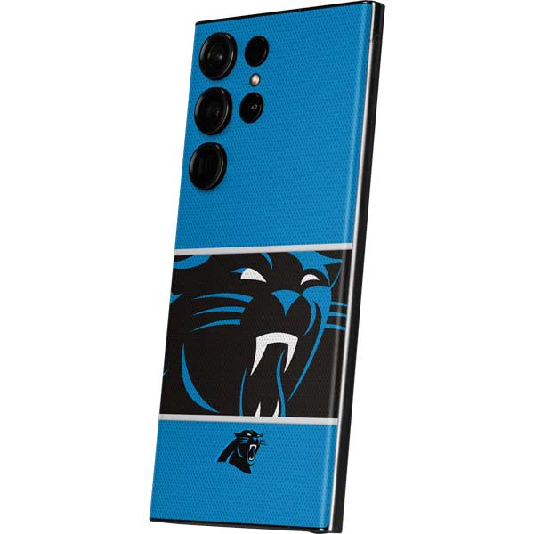 NFL Carolina Panthers Zone Block Galaxy Skins