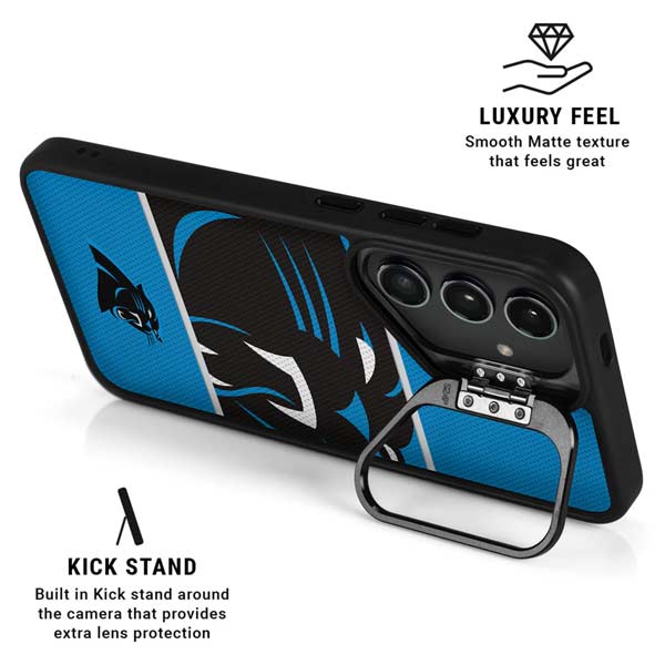 NFL Carolina Panthers Zone Block Galaxy S26 Ultra Kickstand Case