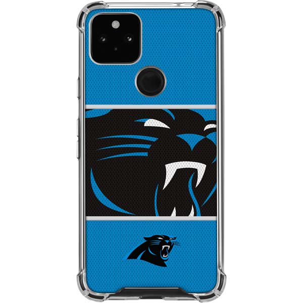 NFL Carolina Panthers Zone Block Pixel Cases