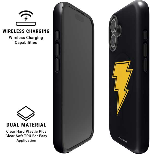 DC Comics Black Adam Classic Logo iPhone 16 Plus Magsafe Impact Case