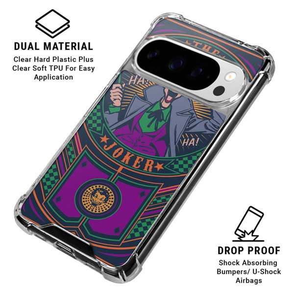 DC Comics The Joker Casino Chip Google Pixel 10 Pro XL Clear Case