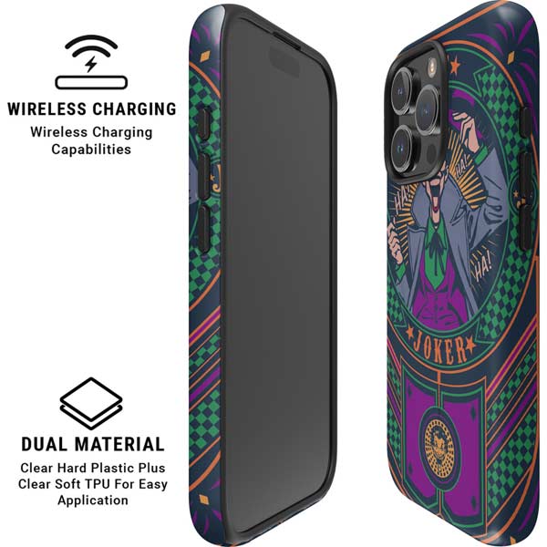 DC Comics The Joker Casino Chip iPhone 16 Pro Magsafe Impact Case