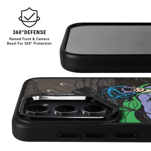 DC Comics Catwoman Vintage Action Pose Pattern Galaxy S26 Plus Kickstand Case