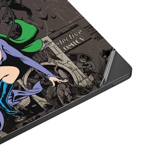 DC Comics Catwoman Vintage Action Pose Pattern Surface Laptop 7 13.8in Skin