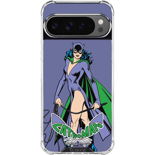 DC Comics Batman Catwoman Classic Art Pose Google Pixel 10 Pro Clear Case