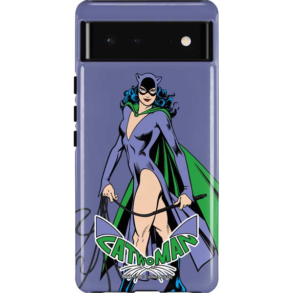 DC Comics Batman Catwoman Classic Art Pose Pixel Cases