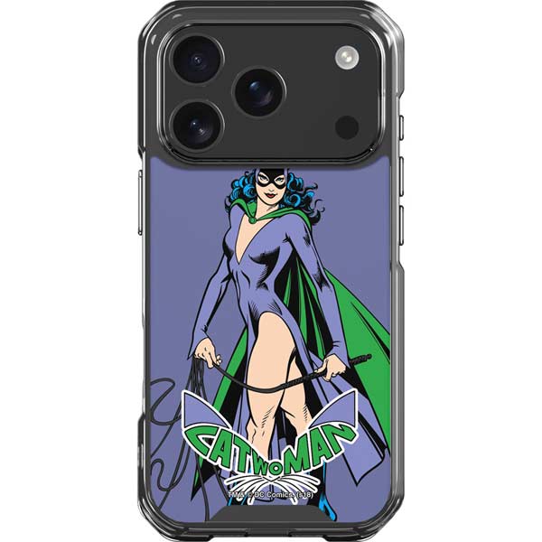 DC Comics Batman Catwoman Classic Art Pose iPhone 17 Pro Clear Case
