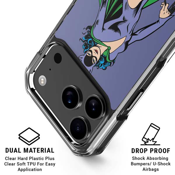 DC Comics Batman Catwoman Classic Art Pose iPhone 17 Pro Clear Case