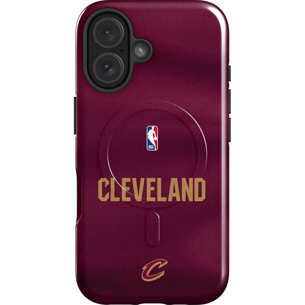 NBA Cleveland Cavaliers Jersey iPhone 16 Plus Magsafe Impact Case